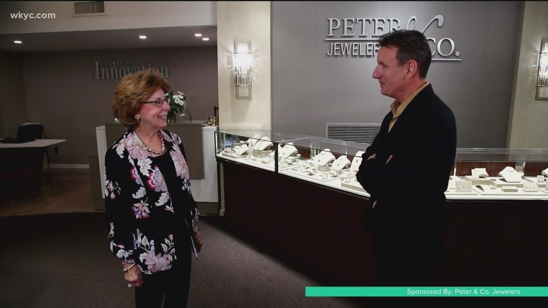 Joe is in Avon Lake today talking with Theresia Oreskovic, from Peter & Co. Jewelers! Redesigning old pieces or finding brand new ones, Peter & Co. can help!