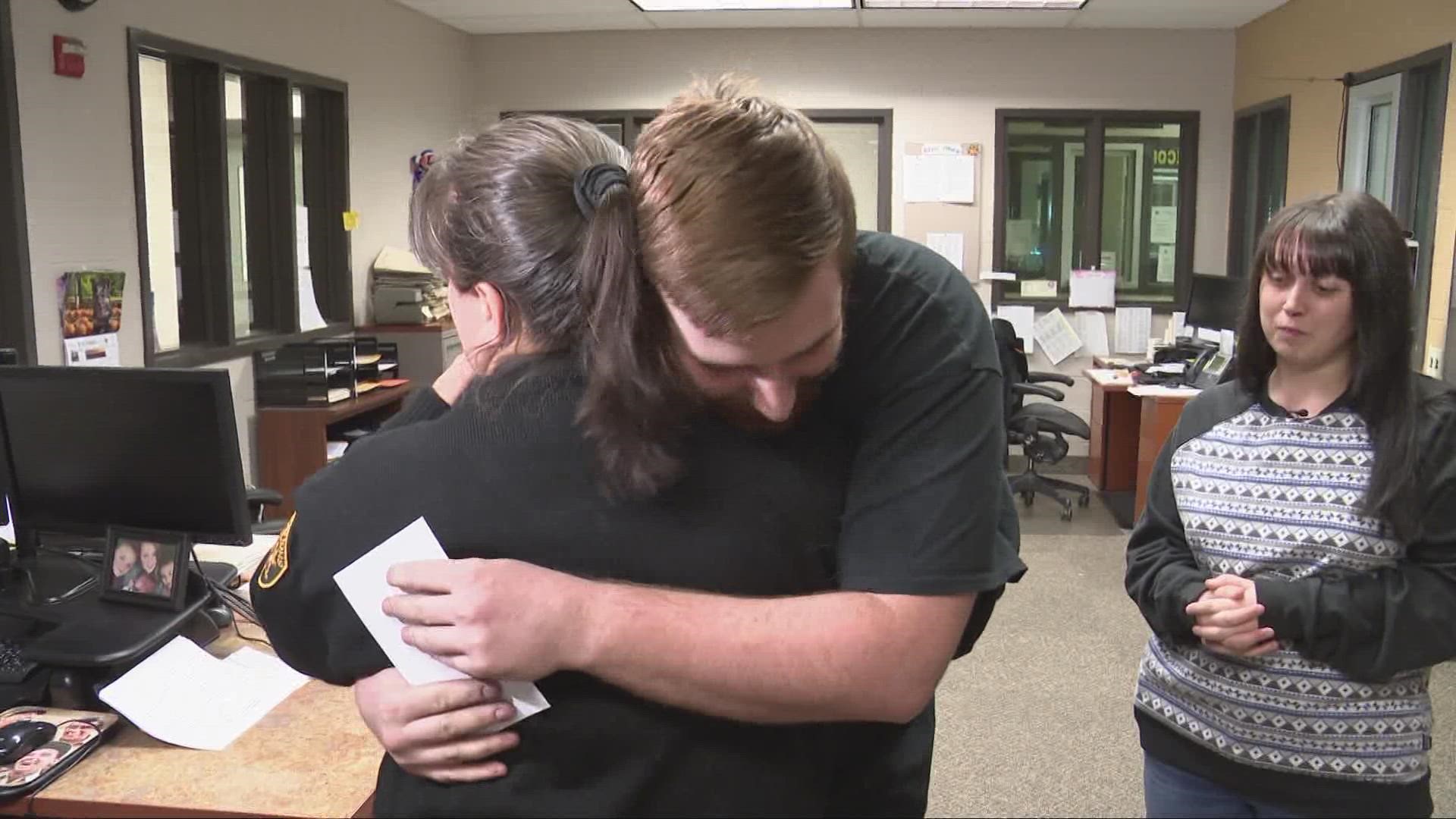 Dispatcher Christina Lamtman walked a Middlefield woman's fiancé through CPR over the phone after she stopped breathing during a severe asthma attack.