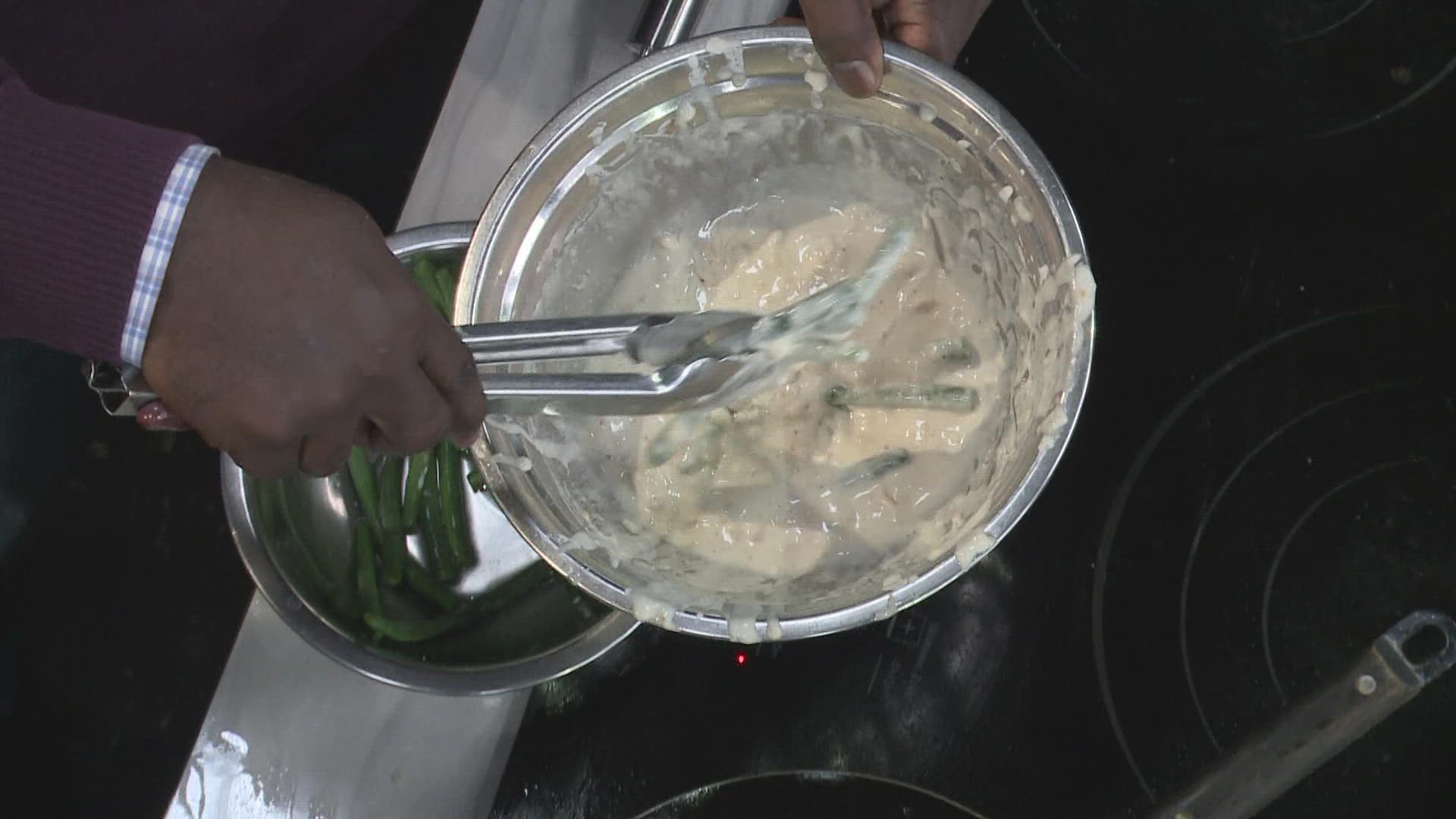 Chef Eric Wells, the owner of Sky LaRae's Culinary Services, has some tips on how to up your green bean game for Thanksgiving.