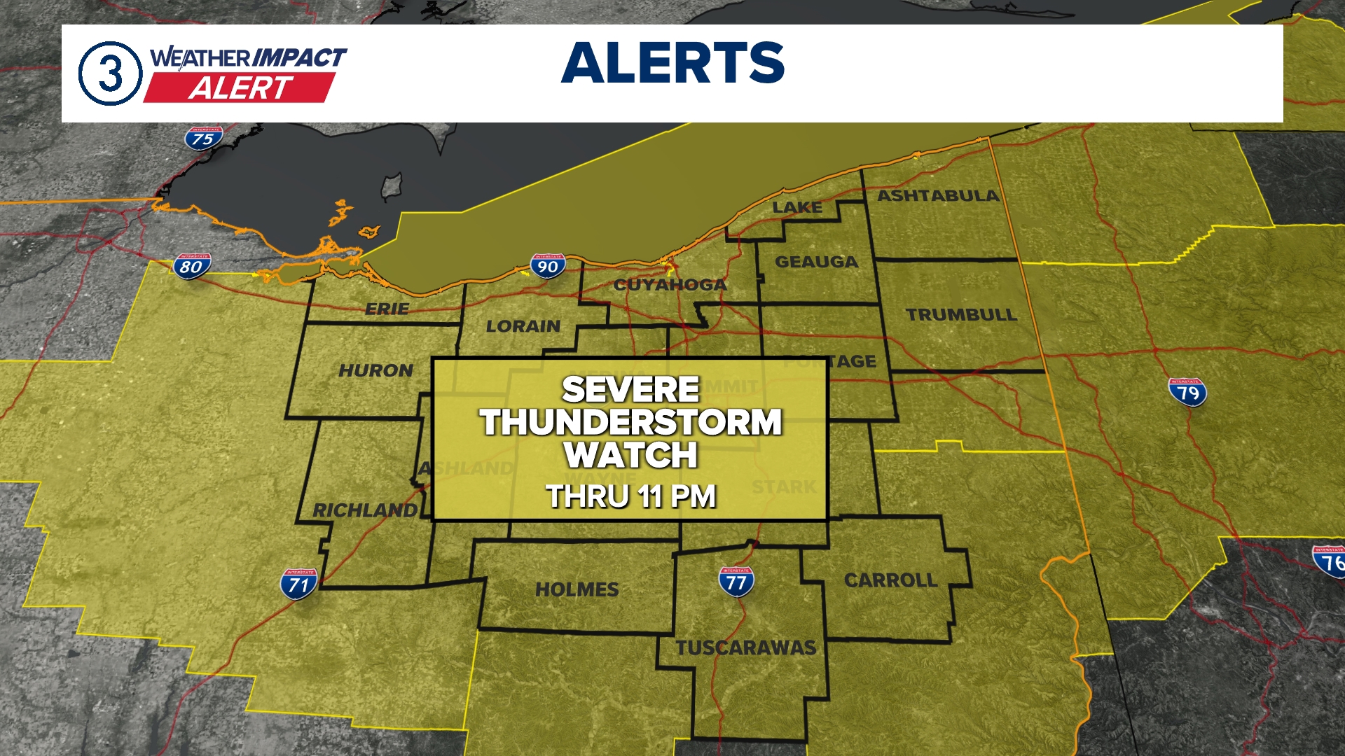 Weather Impact Alert: Severe storms possible later today | wkyc.com