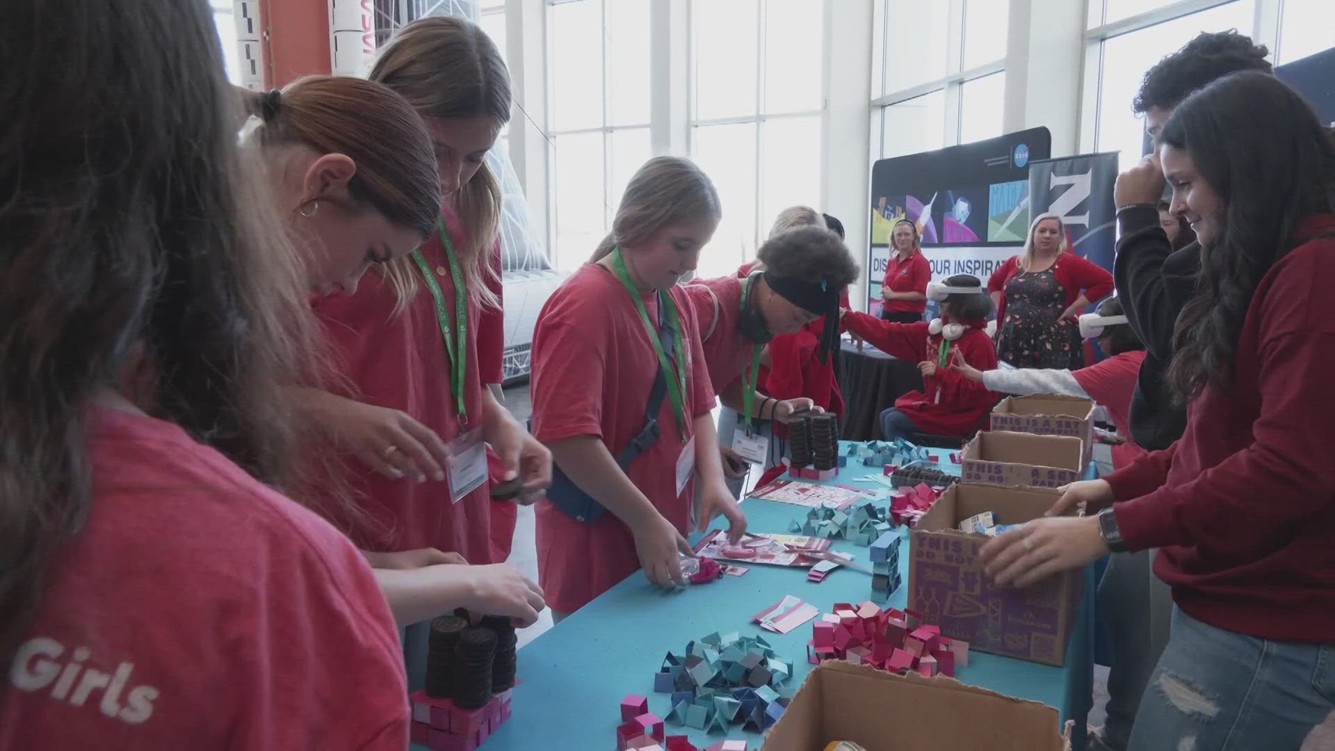 3News' Danielle Wiggins reports from the event held at the Great Lakes Science Center.