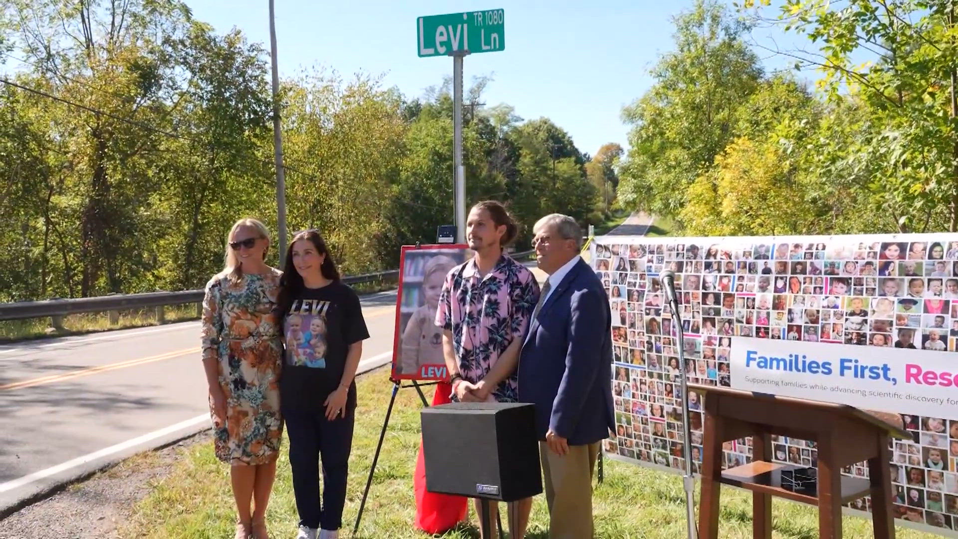 Levi Lane: Geauga County family dedicates street sign to late son, invites other grieving parents to say their children's names