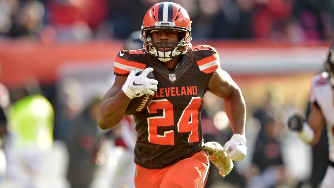 The Cleveland Browns select Nick Chubb 35th overall in the 2018