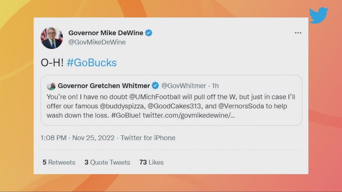 Clicking in Cleveland: Governors of Ohio, Michigan make wager ahead of 'The Game'