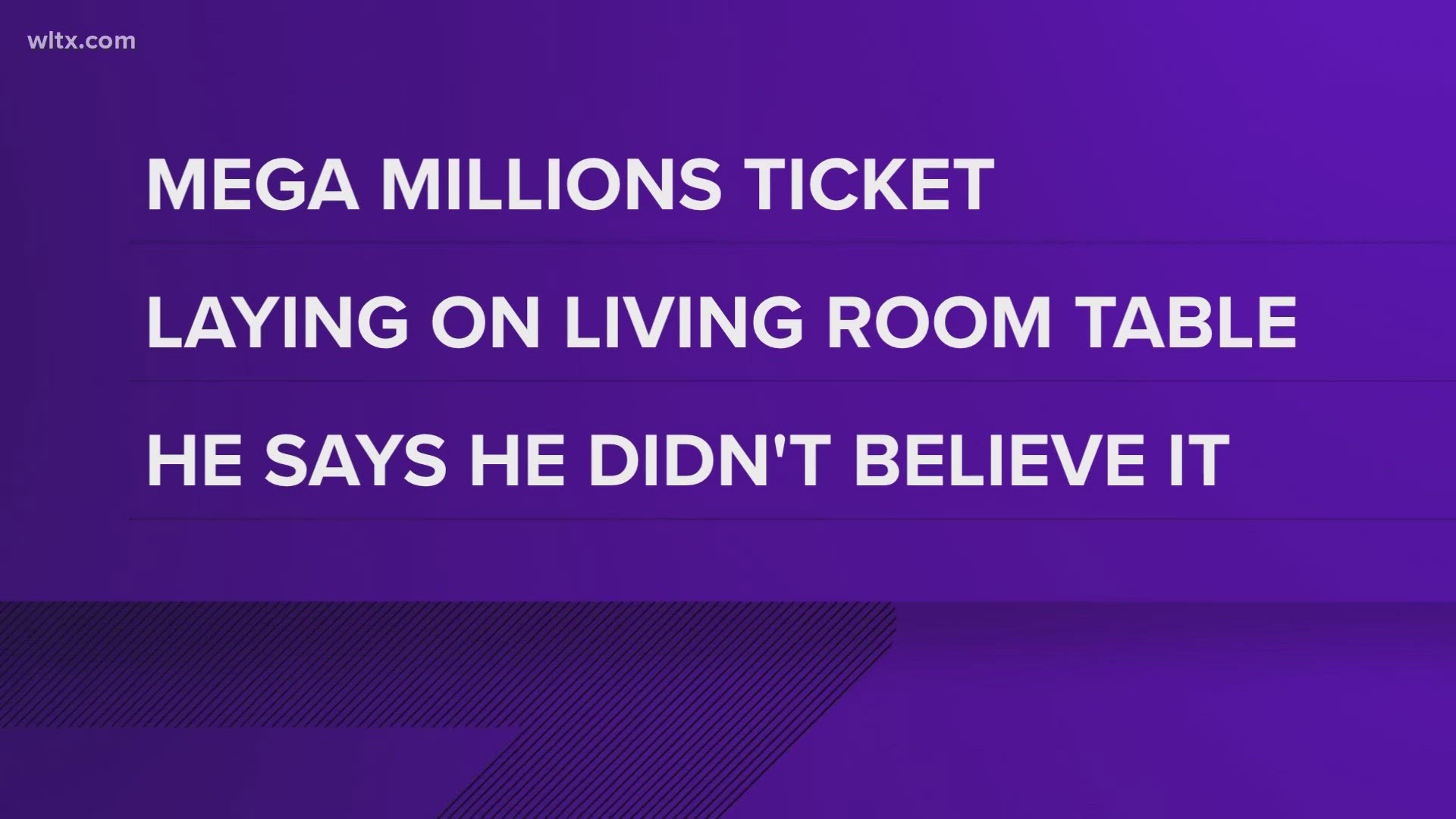 South Carolina man discovers 1M Mega Millions ticket at home