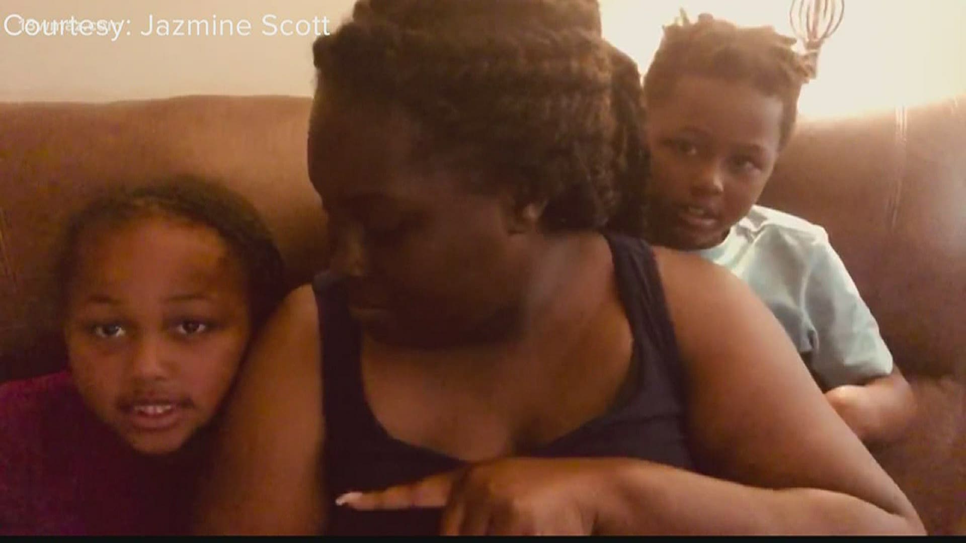 Warner Robins mom Jazmine Scott took her two children to a peaceful protest, and says they left emotional and asking questions about why the protests were happening