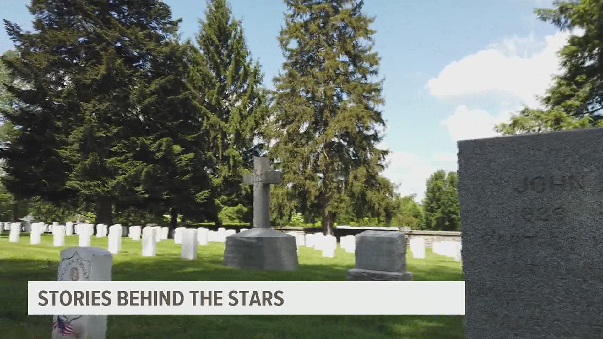 Currently, Don Milne is focusing on the soldiers killed on D-Day. 11 are buried at Gettysburg National Cemetery.