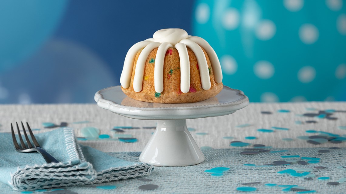 Free bundtlets at Nothing Bundt Cakes for 25th anniversary