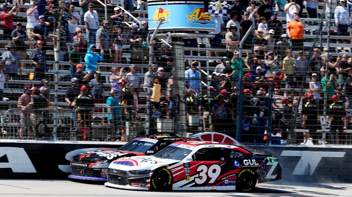 Mayer wins 2nd closest finish in NASCAR Xfinity Series history | wkyc.com