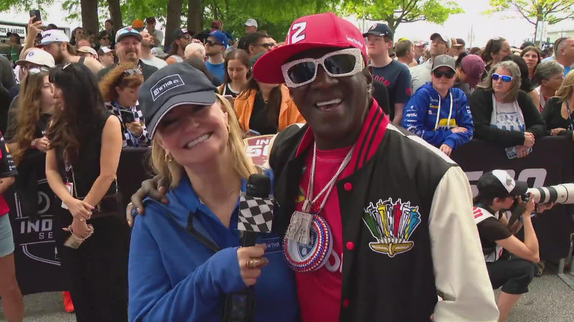 Flavor Flav joins 13News' Laura Steele to talk about why he is rooting for Will Power to win the Indy 500.