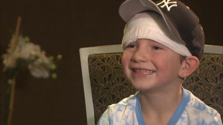 'I am Dominick. I am STRONG' | Connecticut 6-year-old opens up about being lit on fire, his long recovery