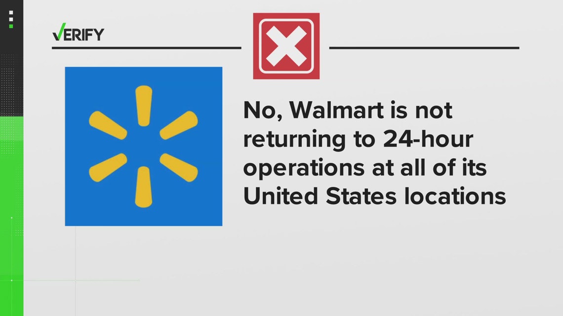 No, Walmart not opening 24 hours starting in June | wkyc.com