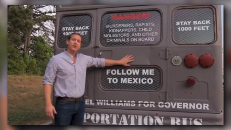 Ga. Senator, Gov. candidate says he's starting 'Deportation Bus' tour for 'illegals'