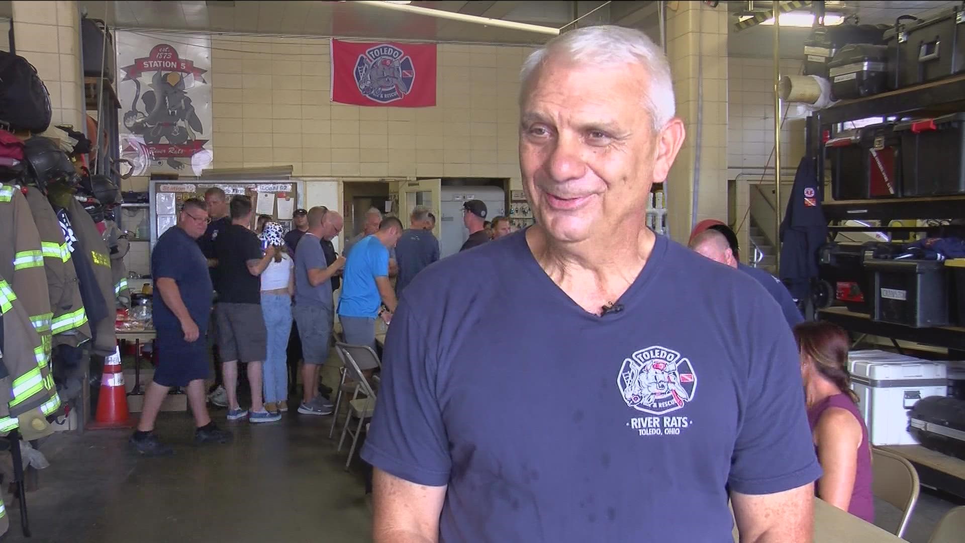 For Greg Yingling, TFRD Station 5 in downtown Toledo has been home for 33 years.