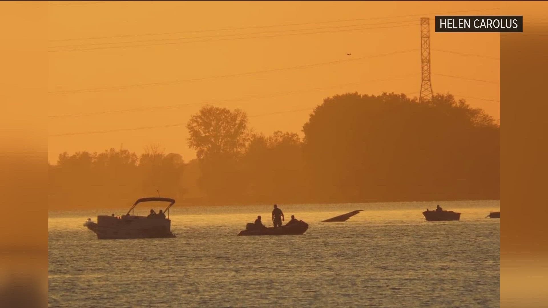 A 72-year-old pilot and 67-year-old passenger suffered minor injuries after their seaplane struck a power line and crashed in the river.