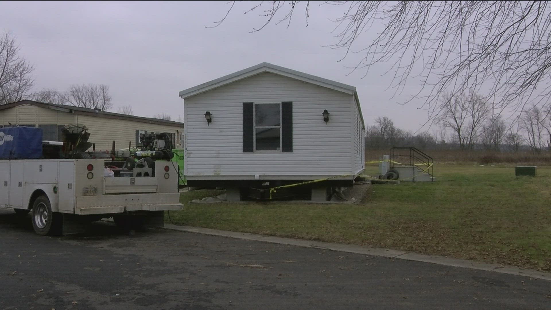 OSHA and the Seneca County Sheriff's Department were on scene following an incident where two men were crushed underneath a mobile home after attempting to move it.