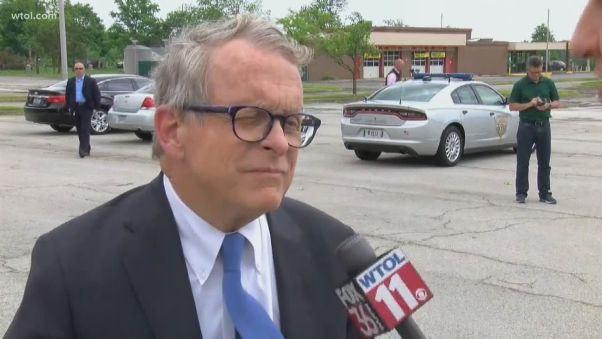 DeWine will travel to Dayton after spending time in Celina, where an 81-year-old man was killed in Monday's tornado