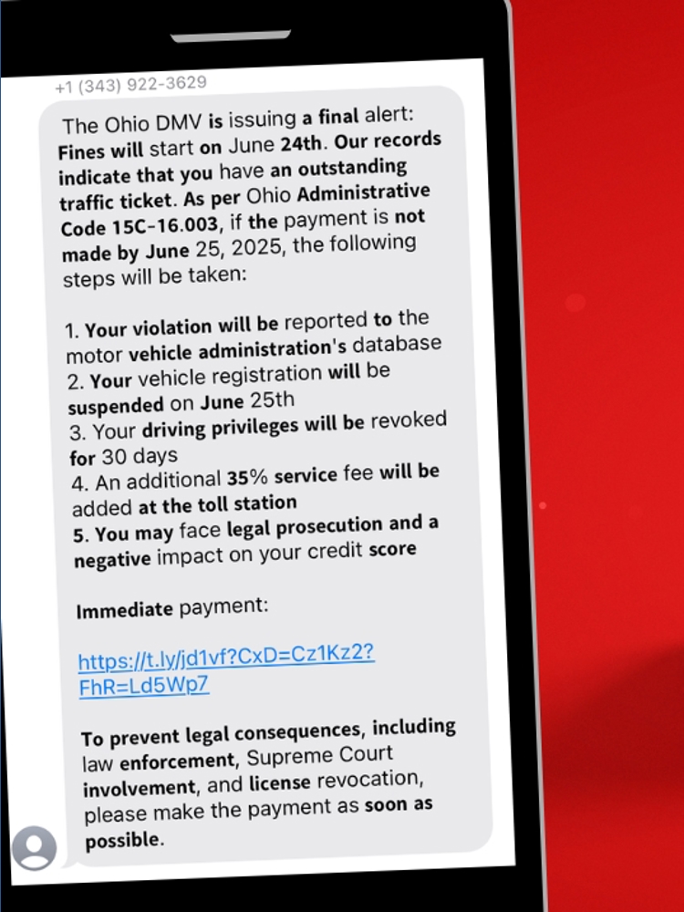 Ticket Alert Message Did you get a text message for an unpaid traffic ticket? It's a scam ...