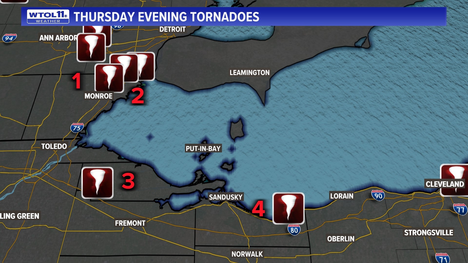 NWS: Several tornadoes confirmed in Ohio, Michigan Thursday night ...