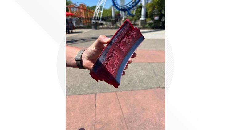 Cedar Point: Corkscrew debris was urethane tire tread