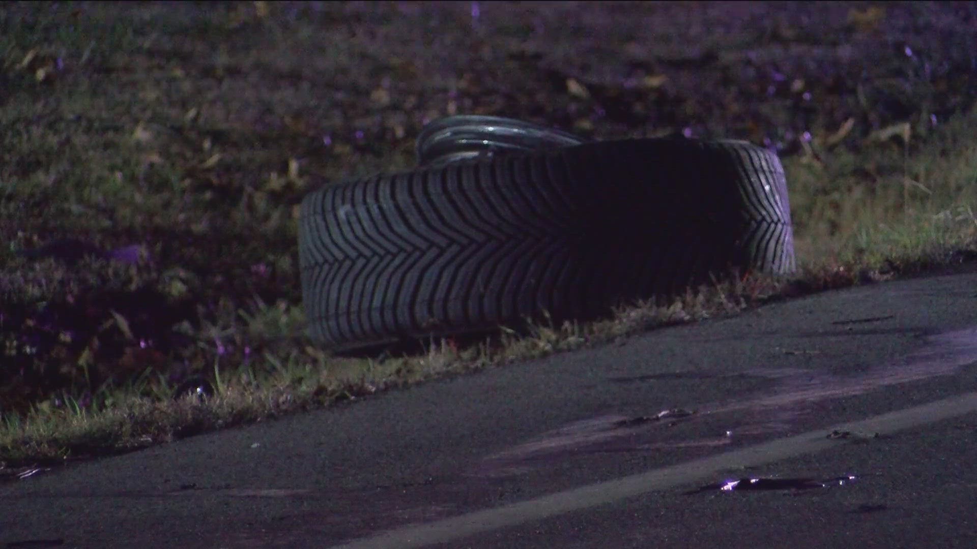 Officers at the scene told WTOL 11 three teenagers were in the car at the time of the crash.