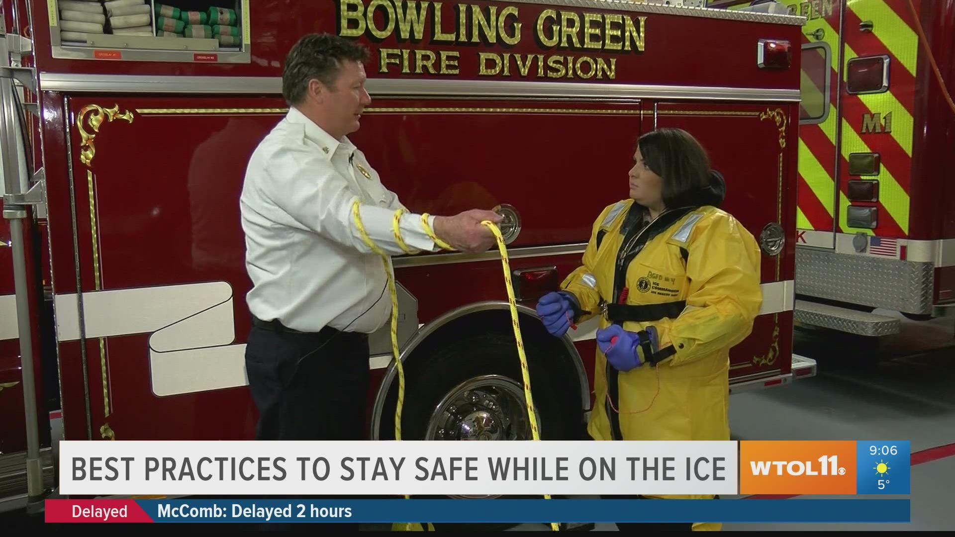 We hear from a local fire department on ways to stay safe and what to avoid when on the ice.