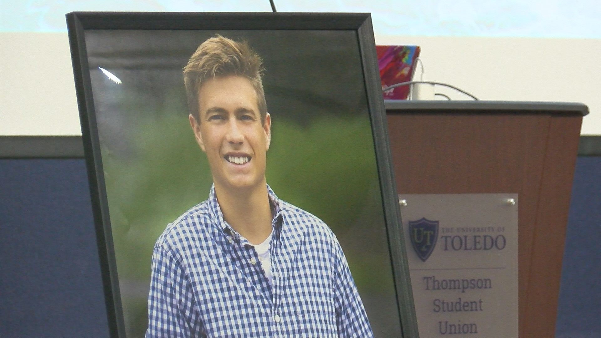 The parents of the late BGSU student urged members of the University of Toledos Greek life community to "never leave anyone behind."