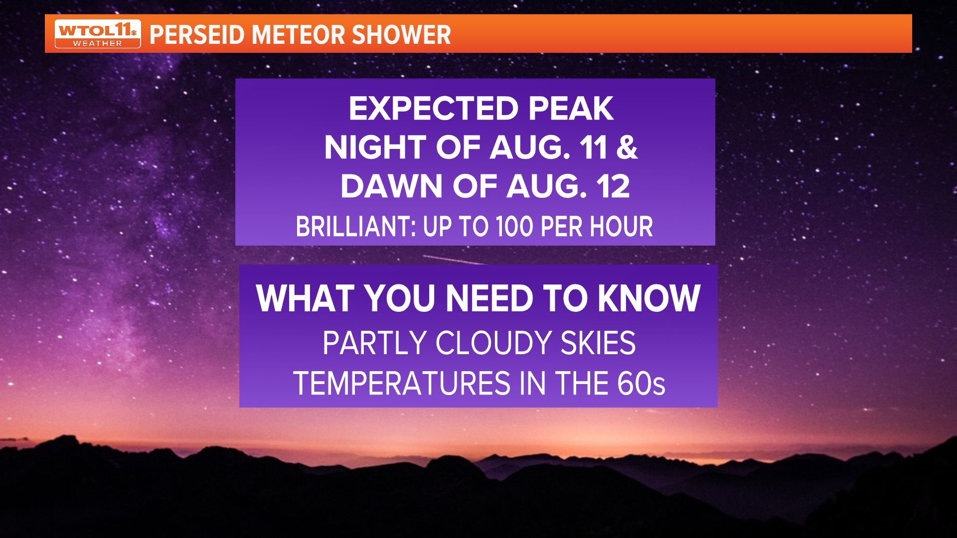 How to watch the Perseid Meteor Shower