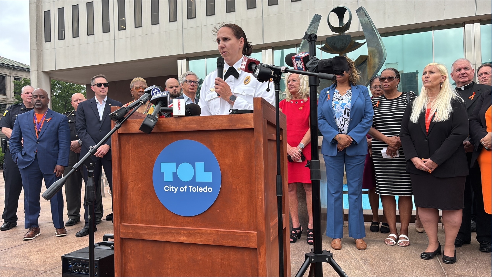 PRESS CONFERENCE Toledo leaders address Old West End Festival