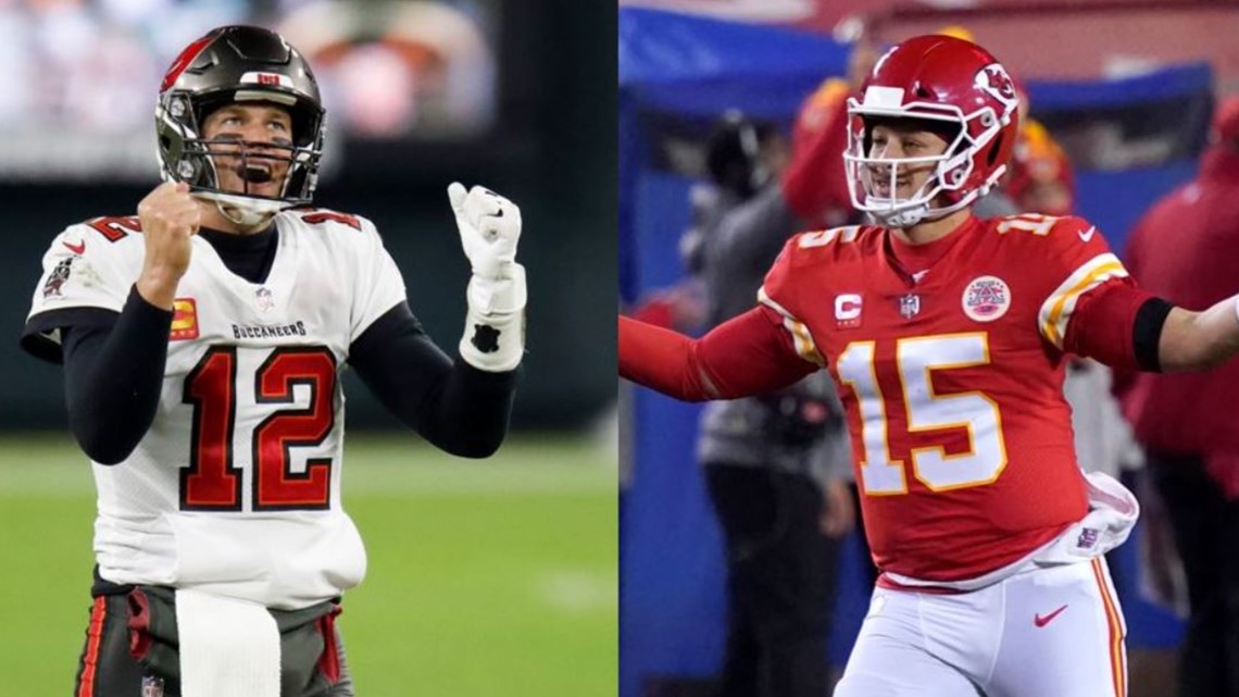 Kansas City Chiefs vs. Tampa Bay Buccaneers Super Bowl 55 Matchup - Raymond  James Stadium Feb. 7, 2021