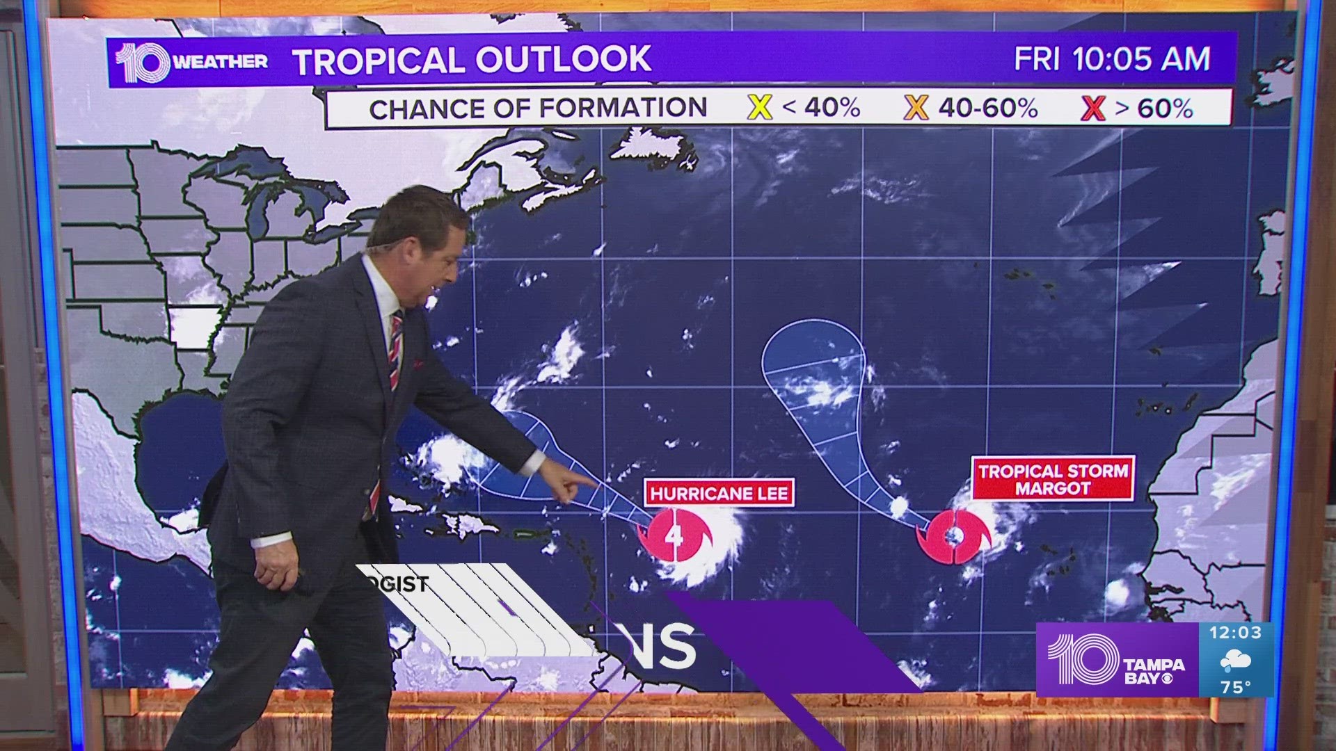 Dangerous surf and rip currents are expected along most of the East Coast starting Sunday.