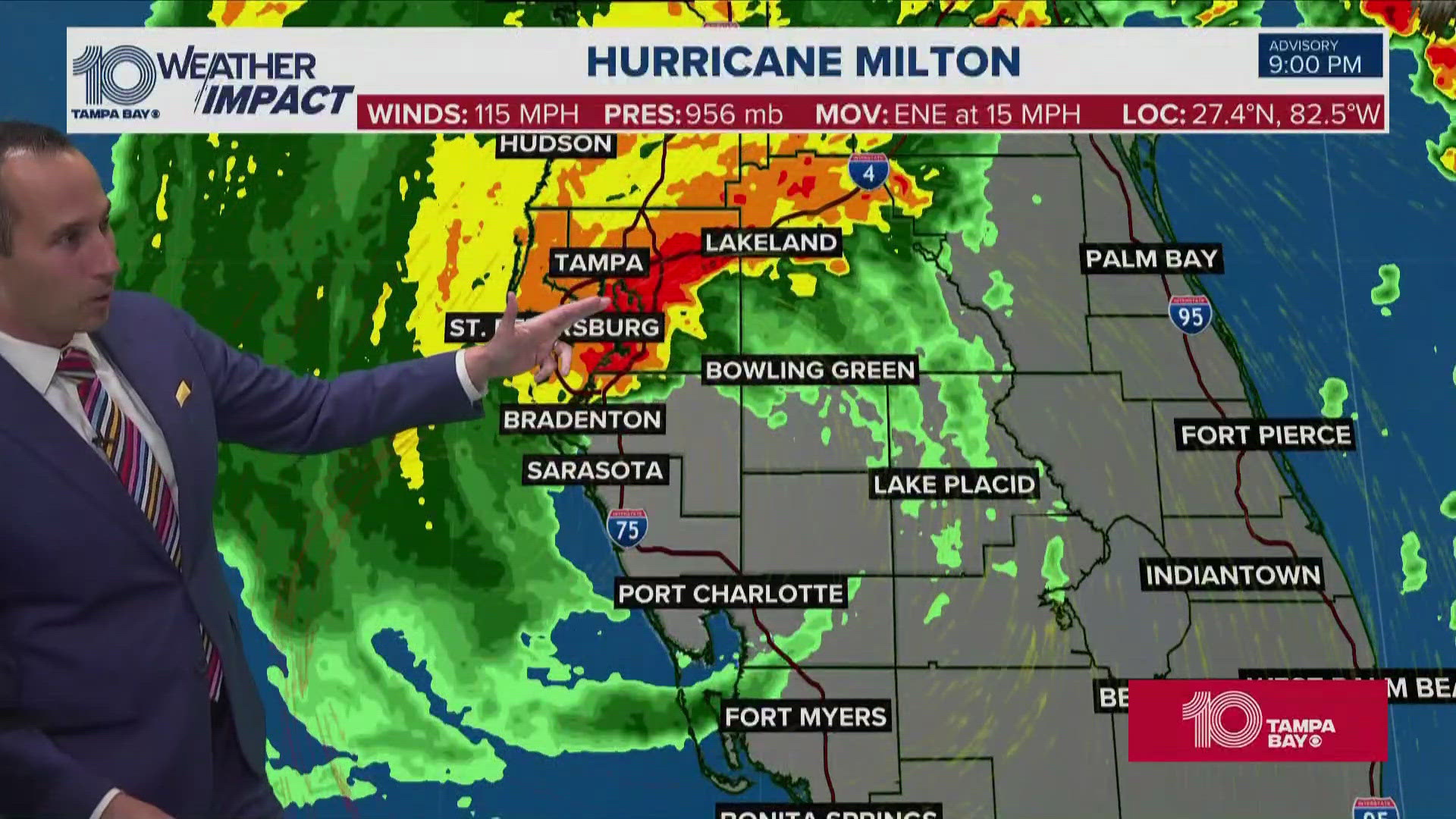 Hurricane Milton made landfall near Siesta Key around 8:30 p.m.