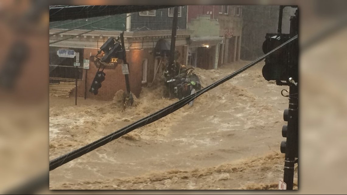 ‘Devastating, Dangerous’ | Ellicott City’s Main Street Hit With ...