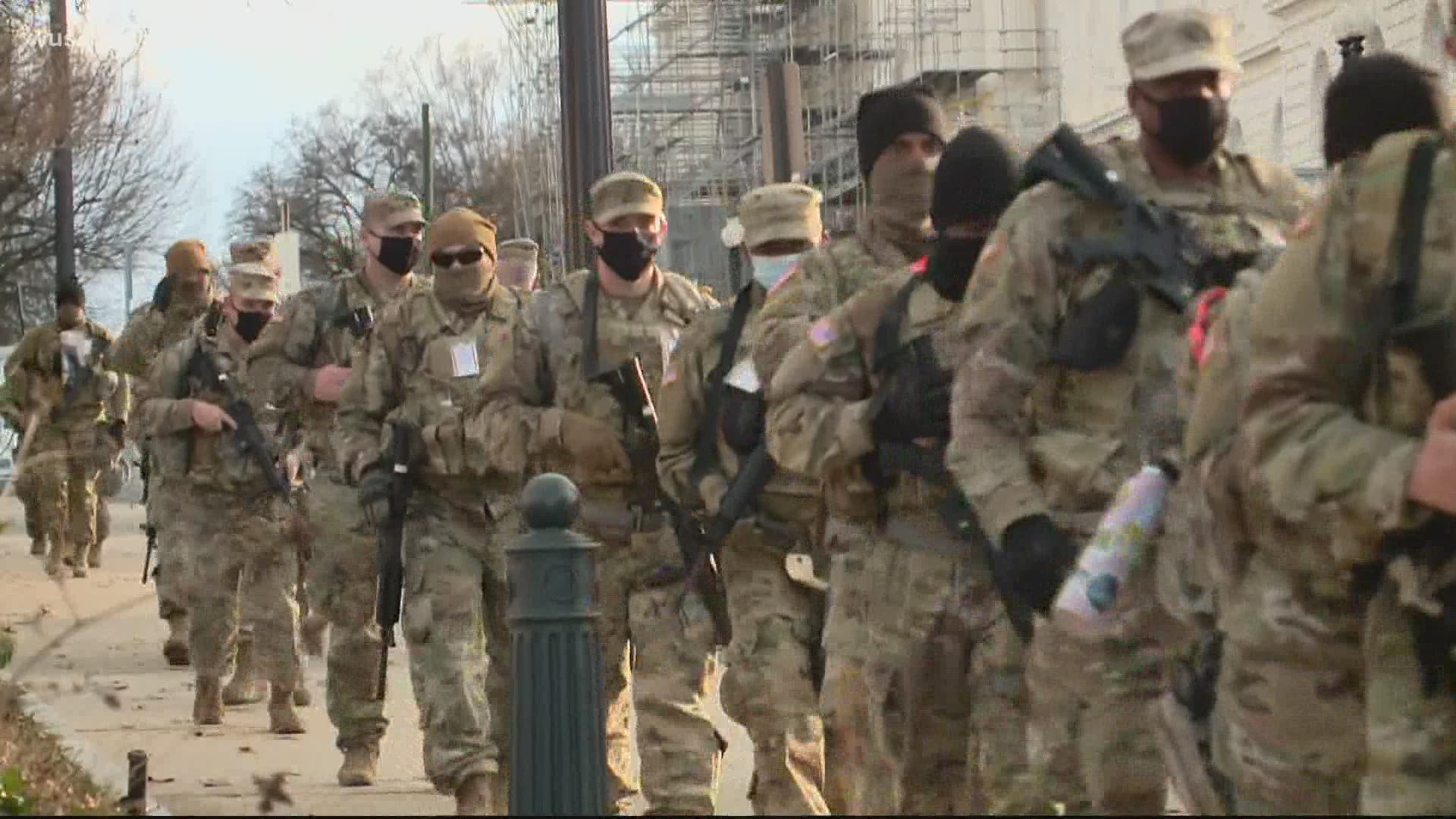 Experts, including the head of the DC National Guard, face questions from Senate committee about security failures up to and during the January 6 riot at the Captiol