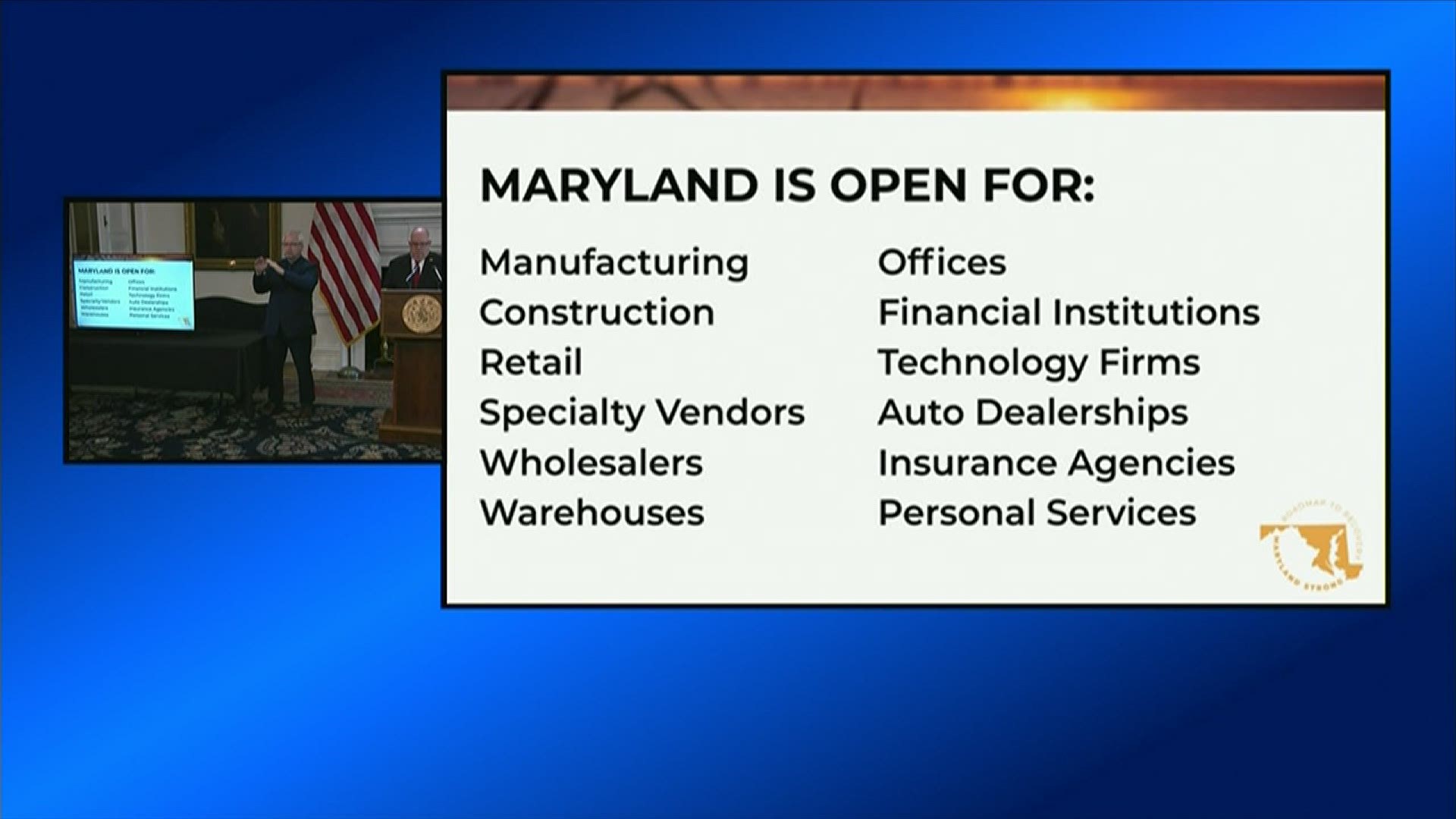 Maryland businesses such as nail salons and auto dealerships can reopen Friday at 5 p.m. with restrictions. Here are the latest updates.