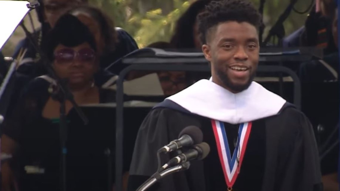 Chadwick boseman howard university speech purpose image