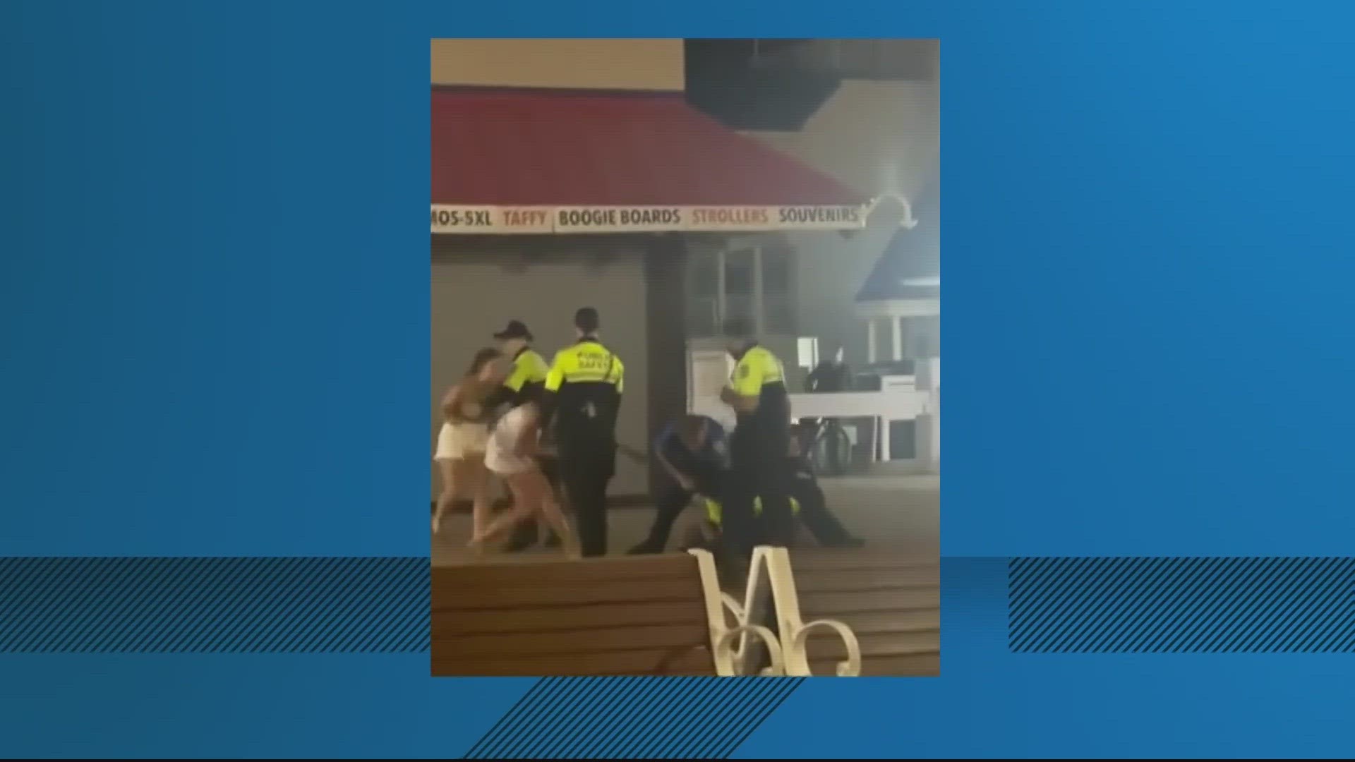 Video shows officer punch vaping suspect on Ocean City Boardwalk | wkyc.com