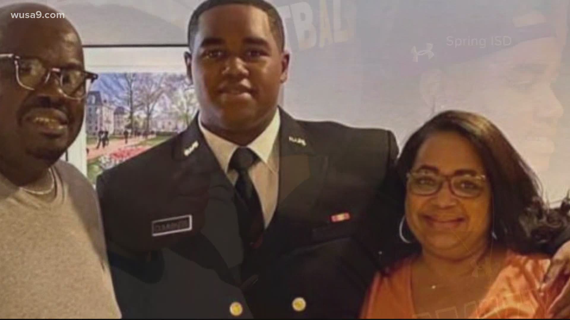 Rewards are being offered for anyone with information about the death of the mom of a prospective Naval Academy football player