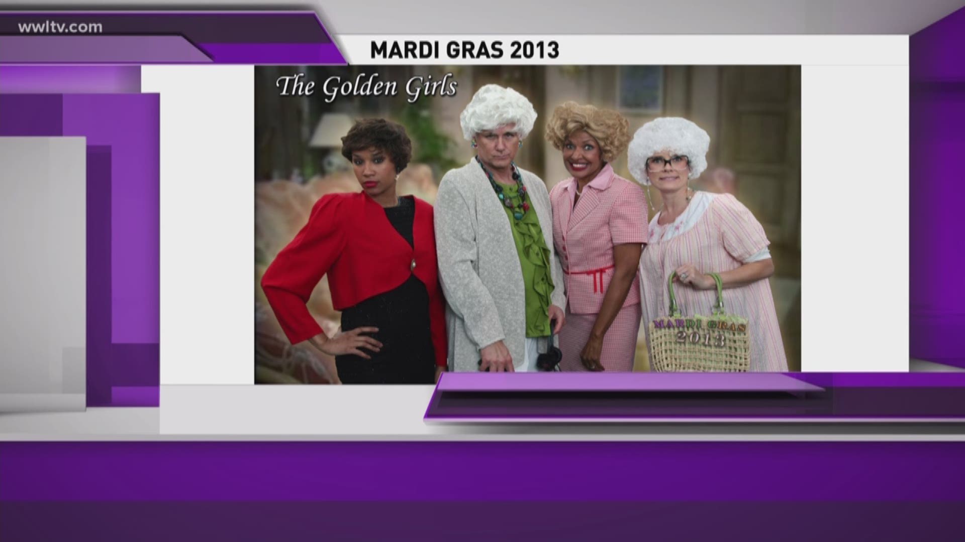 A look back at WWL's Mardi Gras costumes