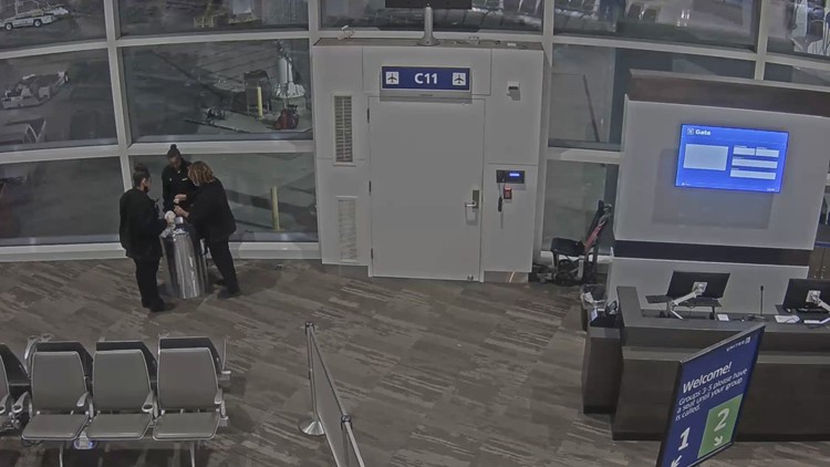 Gate agents arrested after dumping carry-on items into trash at New Orleans airport