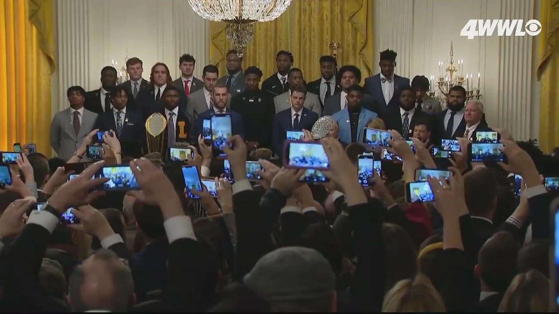 Burrow gives cigar photo details from LSU's national championship win