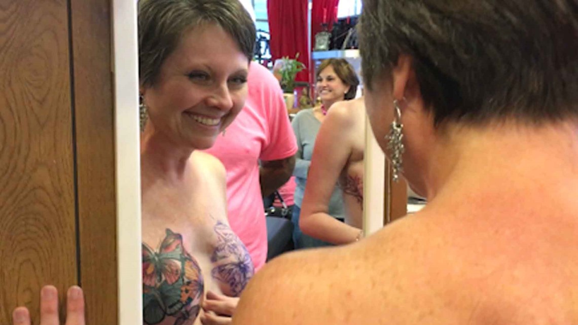 Nonprofit helps breast cancer survivors cover mastectomy scars with tattoos