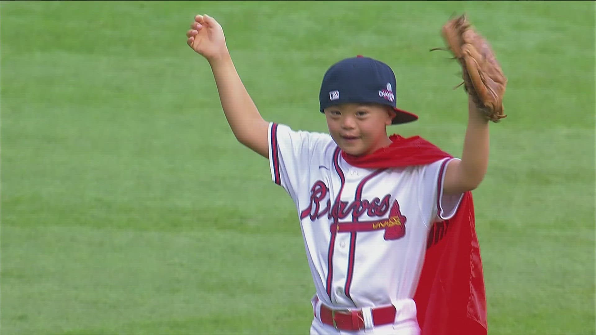 Cooper Murray is traveling the country, throwing out the first pitch at all 30 MLB Stadiums to try and get other kids like him adopted from foster care.