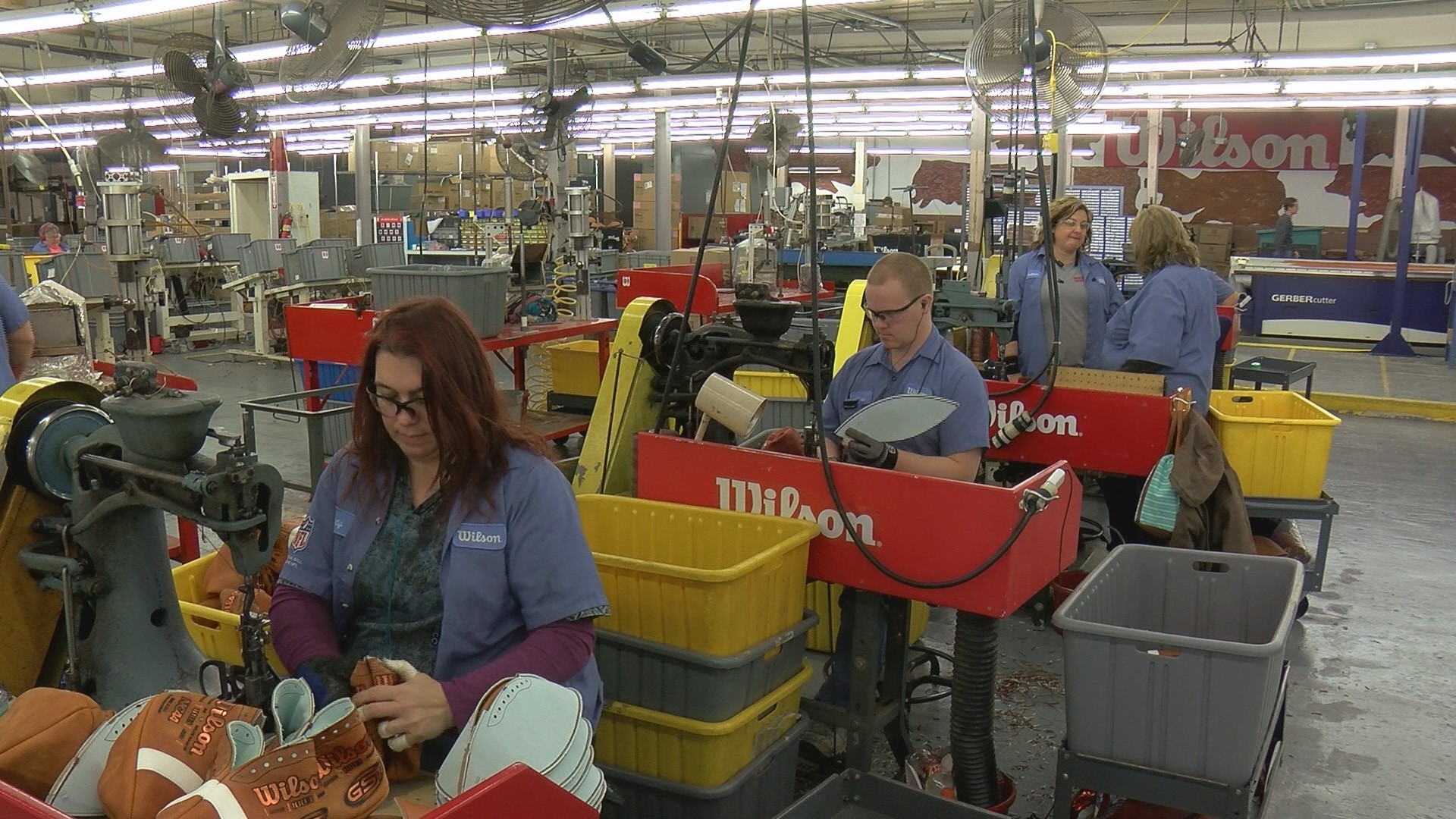 Every game ball, at every Super Bowl, every year, has been manufactured at Wilson Sporting Goods' factory in Ada, Ohio. (WTOL)
