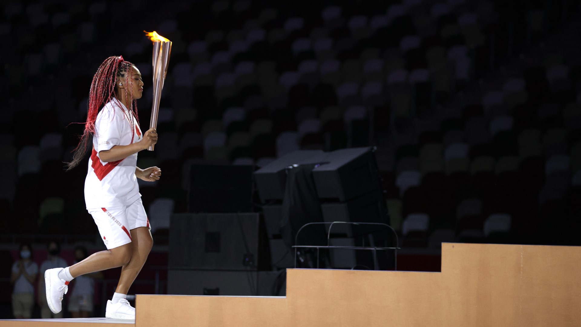 Tennis star Naomi Osaka lit the Olympic Cauldron for the Tokyo Olympics. The American with dual citizenship is competing for Tokyo in the games.