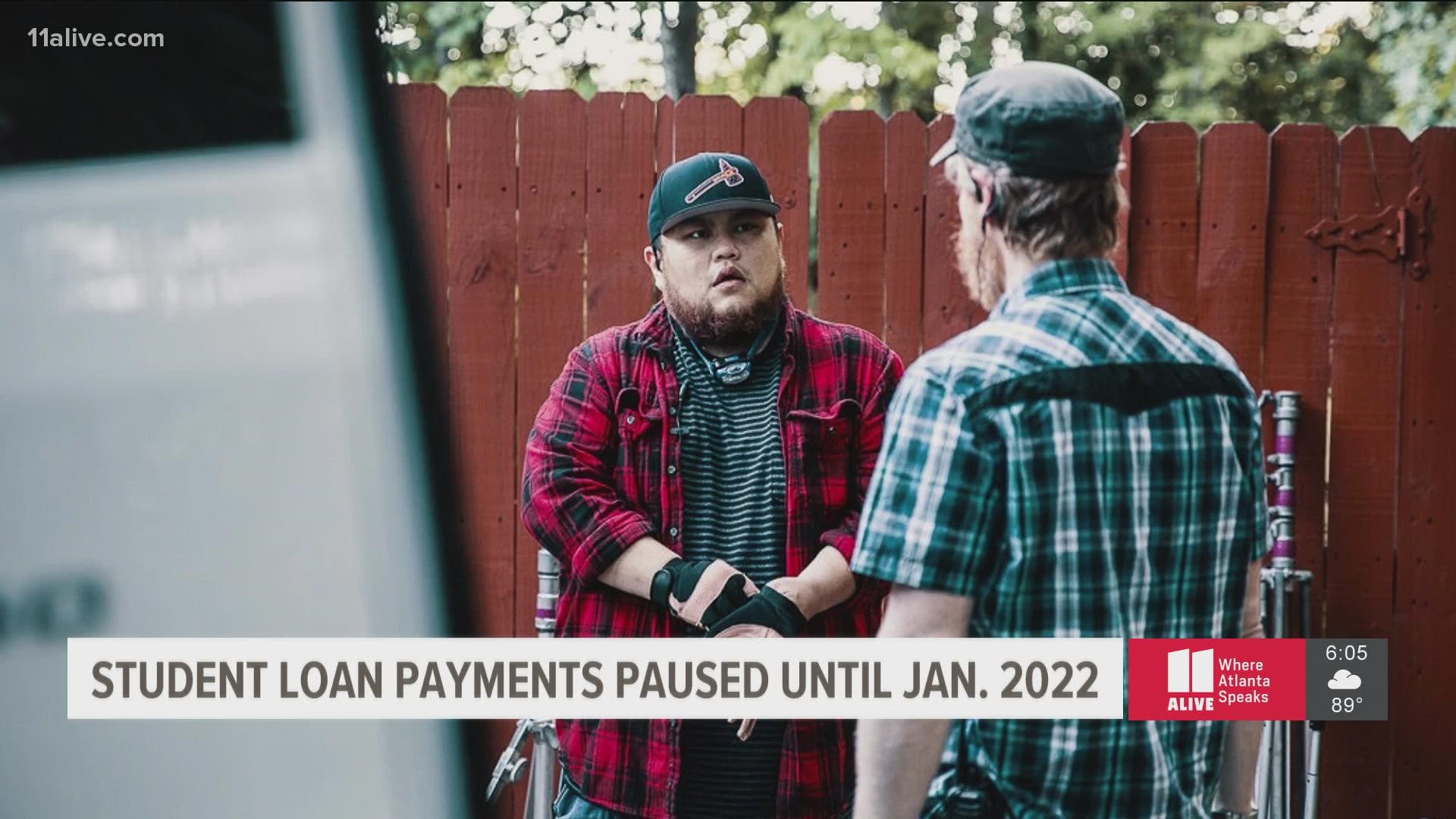 Atlanta filmmaker, Jeremy Thao, said the pause on student loans repayment helped him during the pandemic when he lost film work.