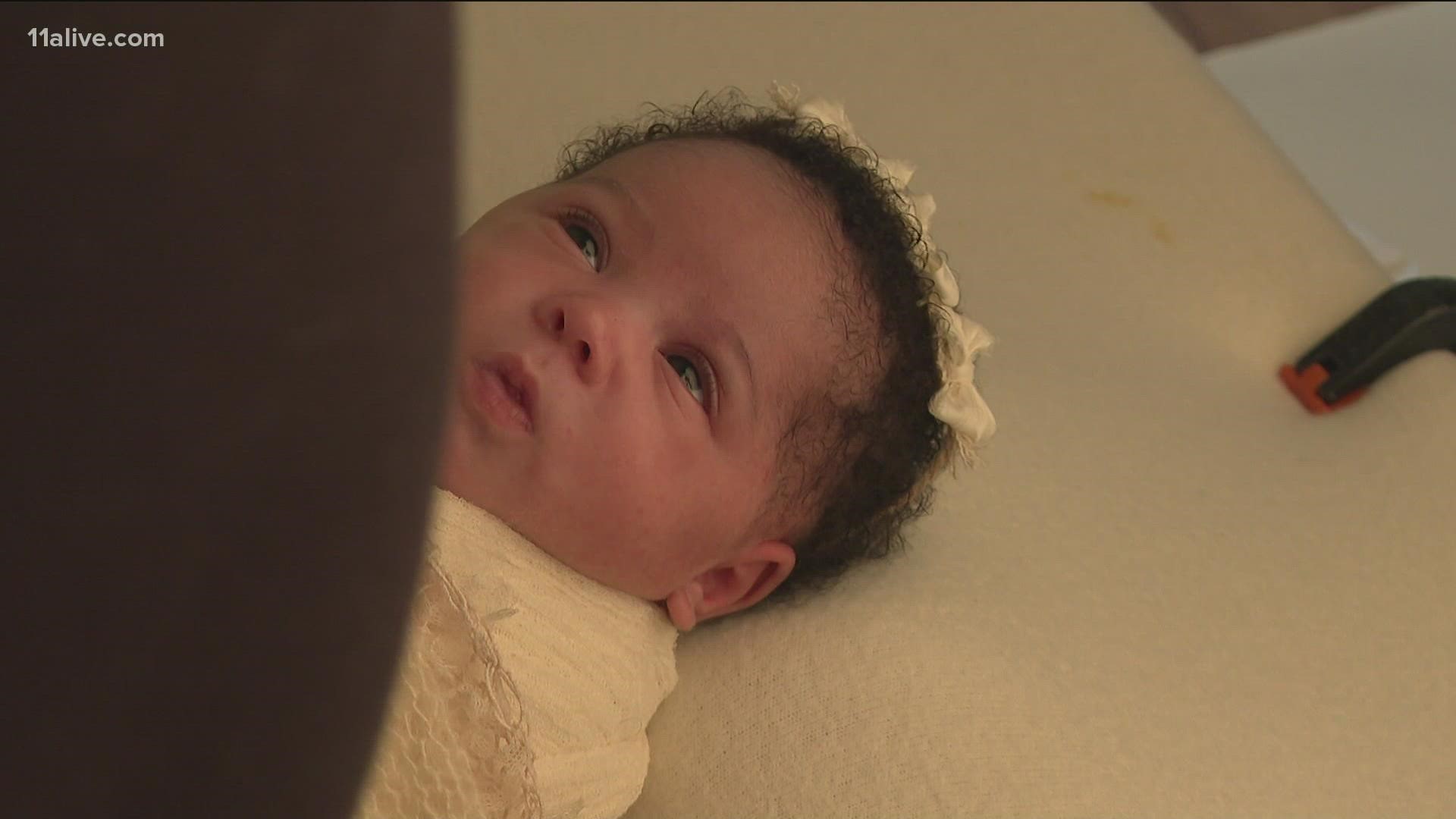 A Cartersville family says they're especially grateful to have this little one home with them during the holidays.
