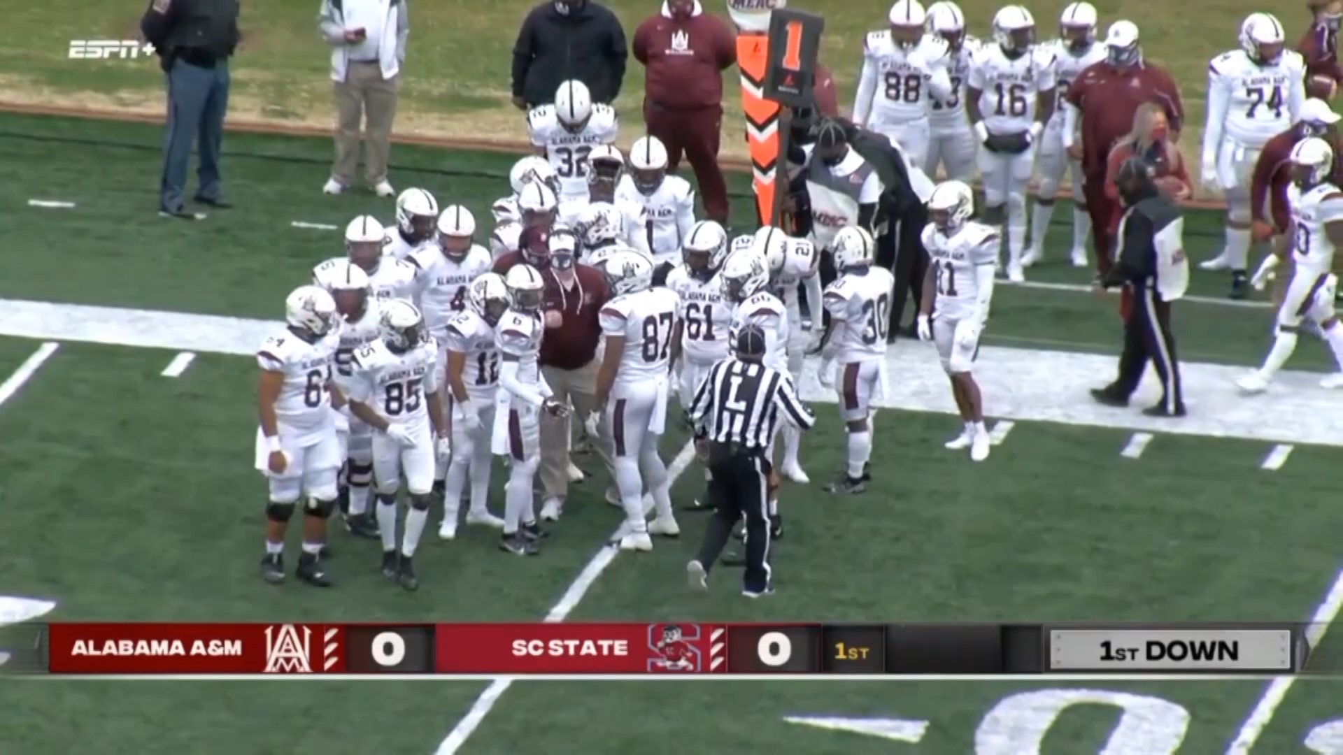 A 31-7 win by Alabama A&M over South Carolina State was enough to convince the FCS HBCU coaches that the Bulldogs deserved to be No. 1. in the BOXTOROW Coaches Poll