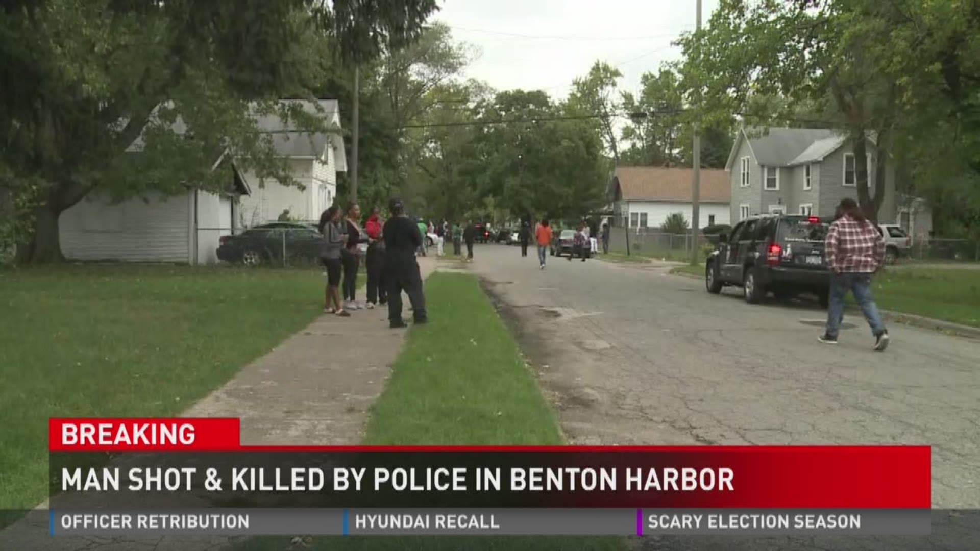 Man shot and killed by police in Benton Harbor (12:30 p.m., Oct. 18, 2016).