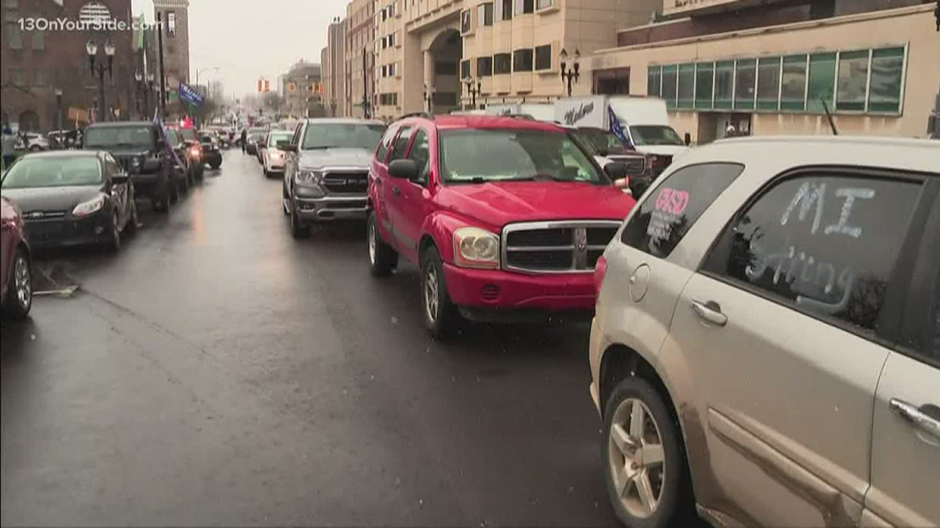 Michigan State Police said they didn't issue a single citations for violations of the social distancing mandate during the Lansing protest.